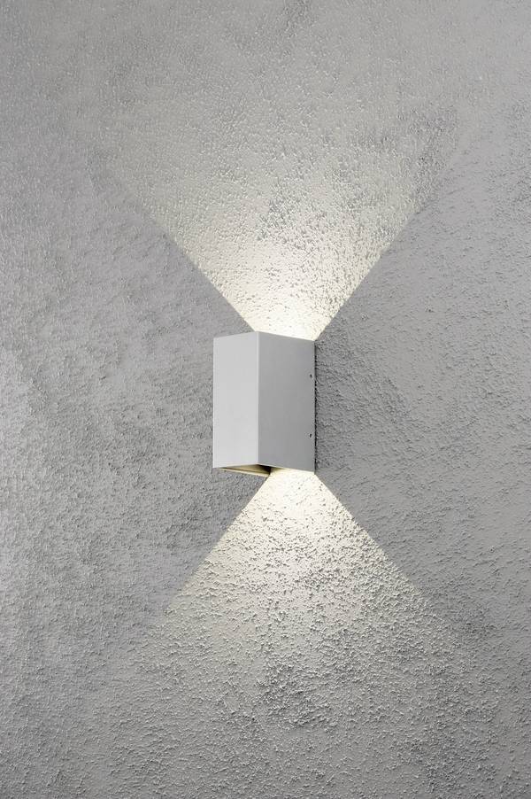 Konstsmide Cremona 7940-310 LED-es kültéri fali lámpa EEK: F (A - G) LED Fixen beépített LED-es 6 W Szürke