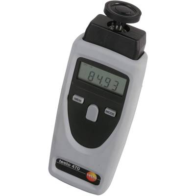 Optikai fordulatszámmérő műszer 1-99999 fordulat/perc, ISO kalibrált, Testo 465  0563 0465