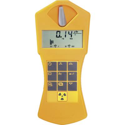 Radioaktivitásmérő, sugárzásmérő Geiger számláló, riasztás funkcióval, tölthető akkuval GAMMA-SCOUT®
