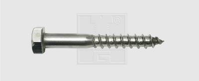 SWG 4009146507240 Facsavar 8 mm 40 mm Külső hatlap DIN 571 Nemesacél A2 50 db