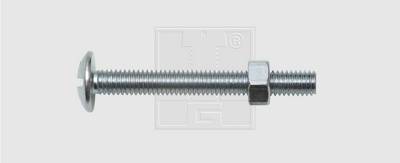 SWG 224063010 Bútorcsavarok M6 30 mm Külső hatlap Acél Cinkezett 100 db