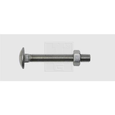 SWG 22666067 Lapos kerekfejű csavar 6 mm 60 mm Külső hatlap DIN 603 Nemesacél A2 30 db