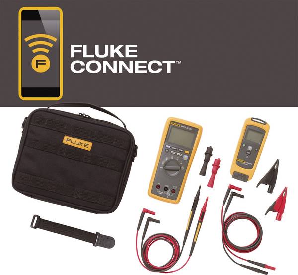 Fluke FLK-V3000 FC KIT Kézi multiméter  digitális Grafikus kijelző, Adatgyűjtő CAT III 1000 V, CAT IV 600 V Kijelző (digitek): 10000