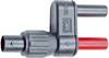 BNC – banándugó adapter BNC aljzat - 2db 4mm-es banándugóra átalakító mérőadapter MultiContact SW XF-SS/4