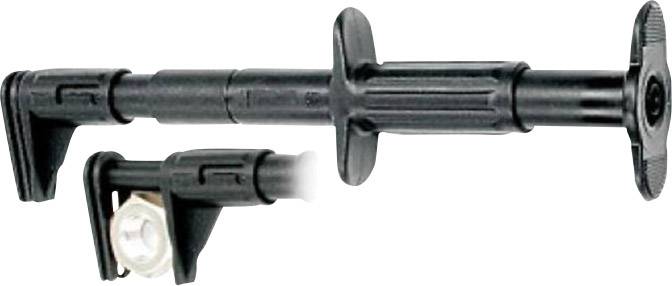Szorítópofás mérőcsipesz, griffcsipesz 4mm-es banándugó aljzattal, kék Multicontact Grip-F