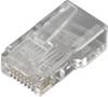 MH Connectors MHRJ458P8CR RJ45 moduláris csatlakozó 6510-0104-01 Dugó, egyenes Pólusszám: 8P8C Átlátszó 1 db