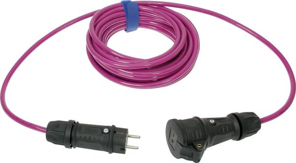SIROX 649.010.18 Áram Hosszabbítókábel  16 A Rózsaszín 10.00 m H07BQ-F 3G 1,5 mm²