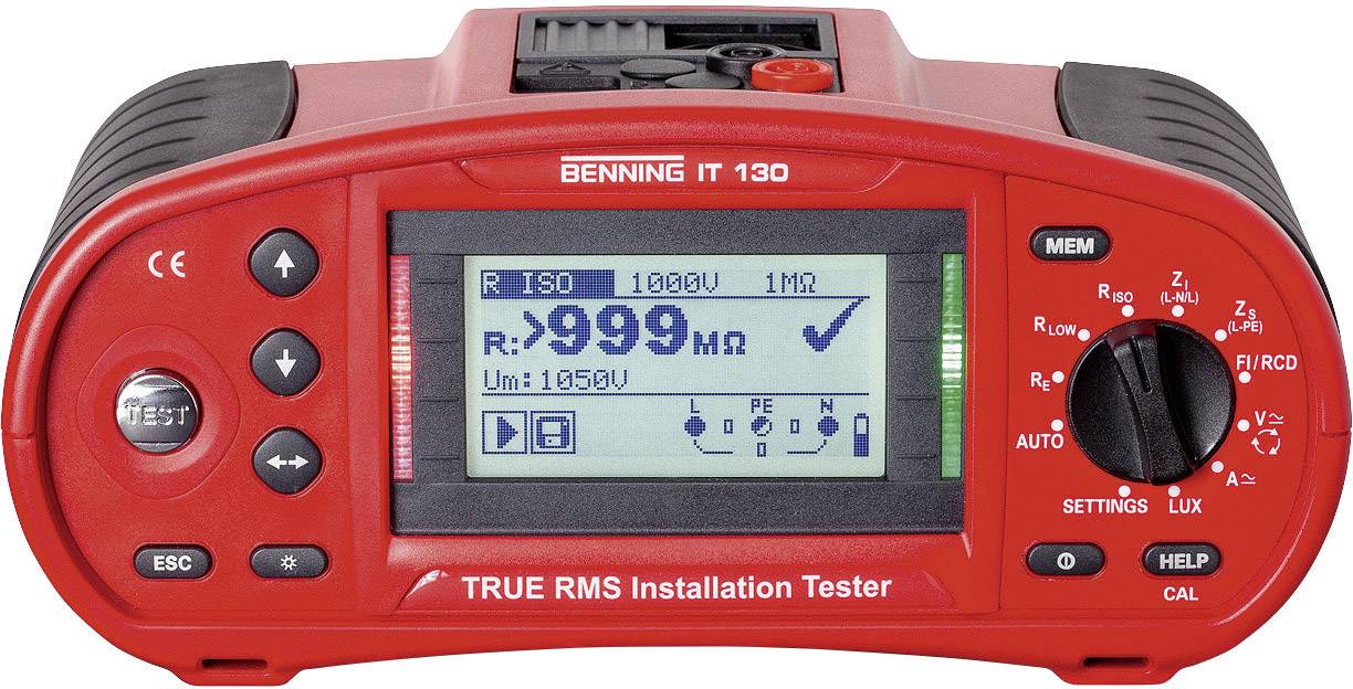 Benning IT 130 + CFlex 1 Telepítés teszter Kalibráció (ISO)