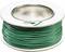 Zöld tekercses huzal elektromos alkalmazásokhoz, tekercsre feltekercselve. Alkalmas telepítésekhez és kábelezési projektekhez.