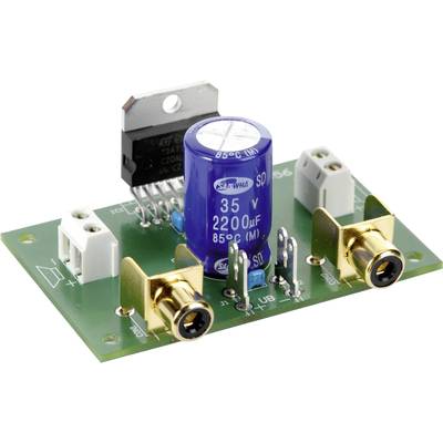 Hangfrekvenciás erősítő modul 2 x 35 W, 8 - 18 V/DC, 20 Hz - 20 kHz, 2 - 4 Ω, Tru Components