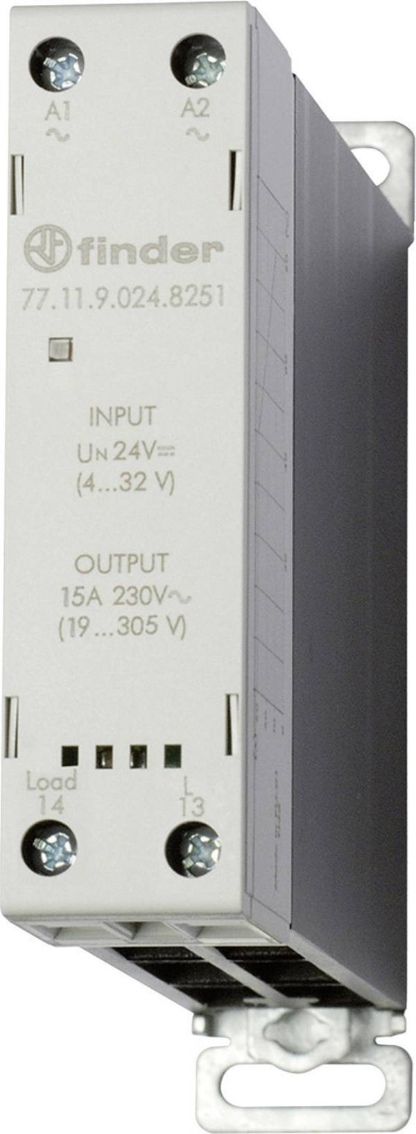 Finder Félvezető relé 77.11.9.024.8251-5 15 A Kapcsolási feszültség (max.): 305 V/AC Azonnal kapcsoló 1 db