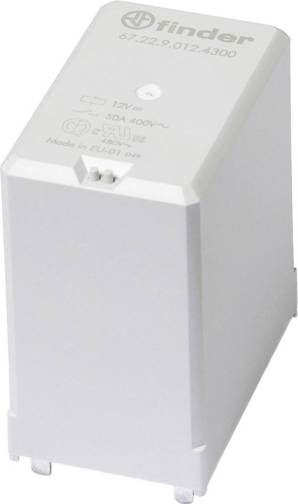 Finder 67.22.9.024.4500 Nyák relé 24 V/DC 50 A 2 záró 1 db Tray