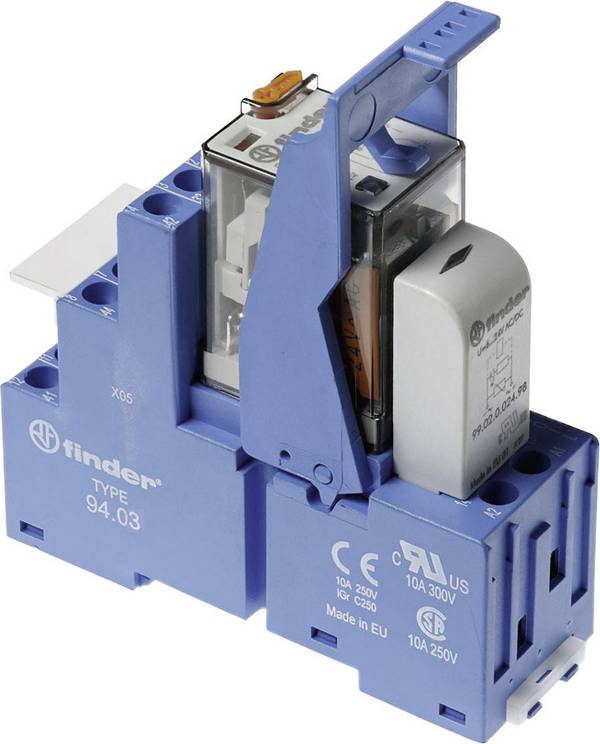 Finder 58.33.8.230.5060 Relé modul Névleges feszültség: 230 V/AC Max. kapcsolási áram: 10 A 3 váltó Tray 1 db