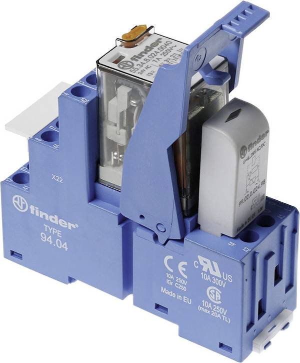 Finder 58.34.8.110.0060 Relé modul Névleges feszültség: 110 V/DC Max. kapcsolási áram: 7 A 4 váltó Tray 1 db