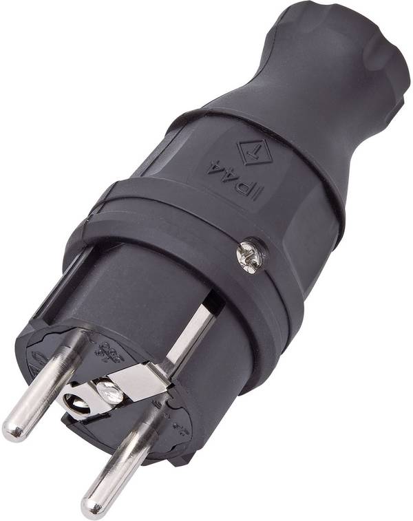 Gumi 230 V fekete, IP44 interBär 9003-004.01