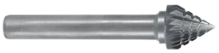 Exact 72421 Maróstift Keményfém Kúp Hossz 38 mm Szár átmérő 3 mm