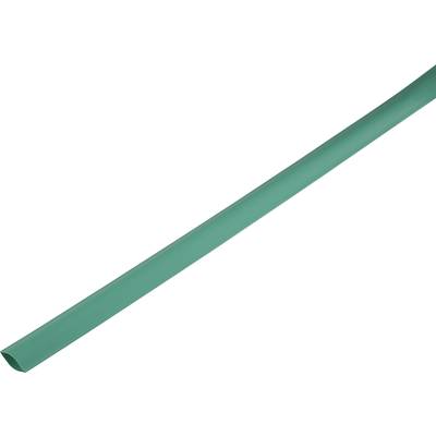 Zsugorcső, vékonyfalú, Ø (zsugorodás előtt/után): 21 mm/10 mm, zsugorodási arány 2 : 1, zöld