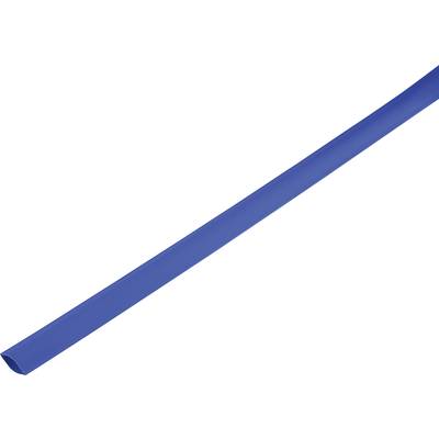 Zsugorcső, vékonyfalú, Ø (zsugorodás előtt/után): 21 mm/10 mm, zsugorodási arány 2 : 1, kék