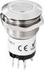 Renkforce RF-4707814 Csengőgomb 1 részes Nemesacél, Fehér 24 V DC/ 2 A, 24 V AC/ 1 A