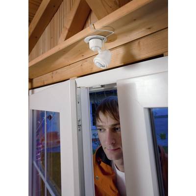 LED-es napelemes spot műhelylámpa mozgásérzékelővel, Esotec 102091