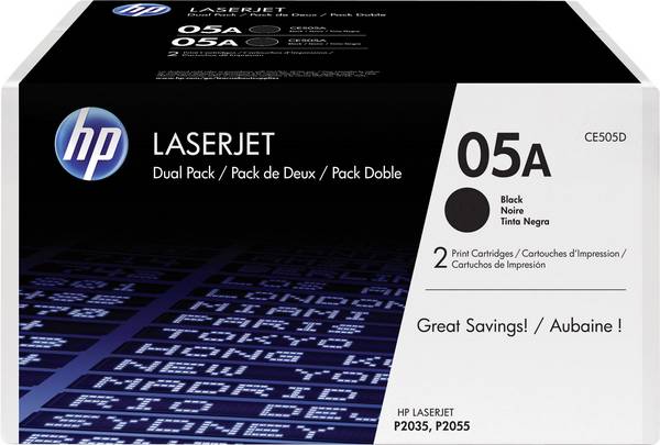 HP 05A CE505D Toner Dual Fekete 2300 oldal Eredeti Toner kazetta