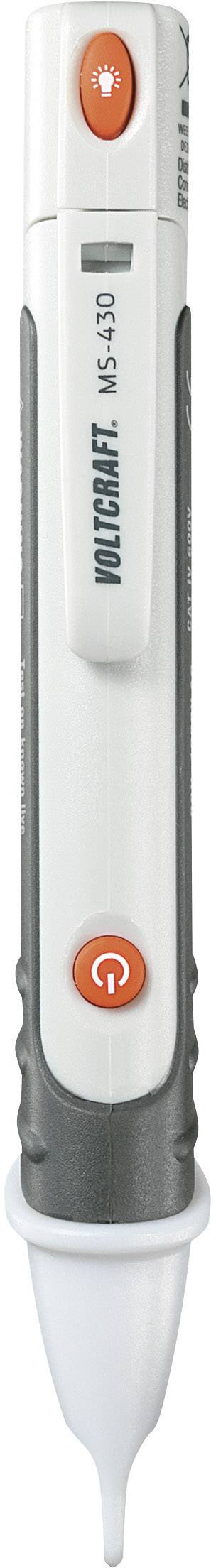 Egy elektronikus toll szürke és fehér felülettel, piros 'Clear' gombbal, alatta egy 'Power' gomb, fehér hegyű végződéssel.