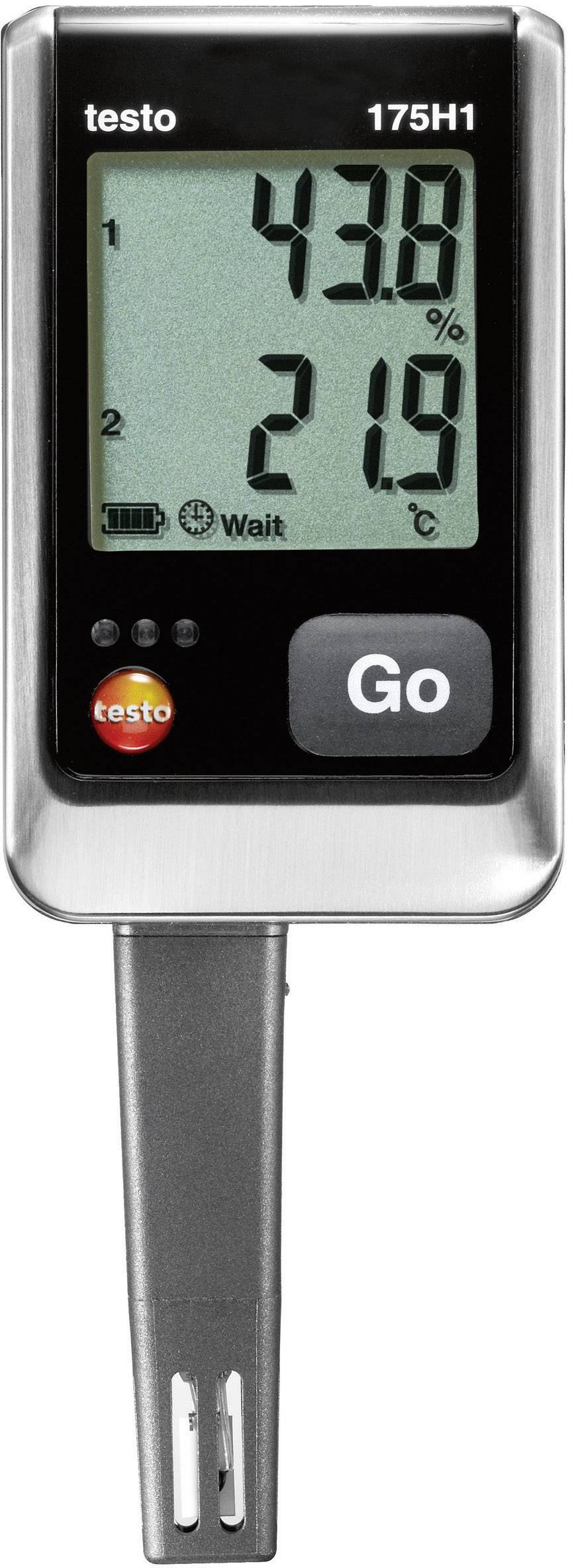 testo 0572 1754-ISO 175 H1 Multi adatgyűjtő Kalibráció (ISO) Mérési méret Hőmérséklet, Légnedvesség -20 - +55 °C 0 - 100 % rF