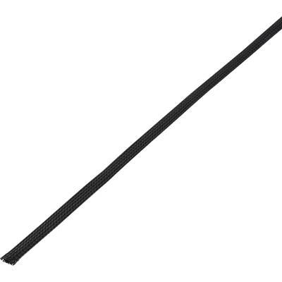 Kábelvédő hajlékony tömlő 8-14 mm fekete 10m