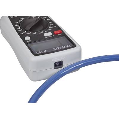 Digitális multiméter, hőmérséklet méréssel, zseblámpa funkció és háttérvilágítással 600V AC/DC 10A/DC Voltcraft VC155-12