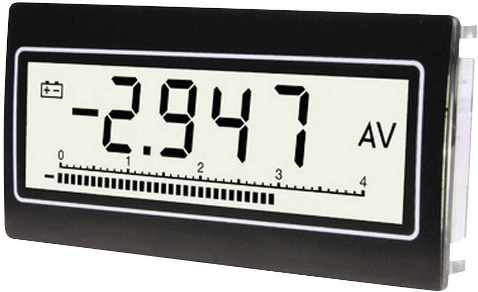 TDE Instruments DPM802-TW Digitális beépíthető mérőműszer Feszültség: 0,1 mV - 300 V/DC/ACÁram: 0,1 µA - 10 A/DC/AC