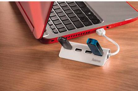 4 részes USB 2.0 elosztó hub, fehér, Hama 12178 4 részes USB 2.0 elosztó hub, fehér, Hama 12178