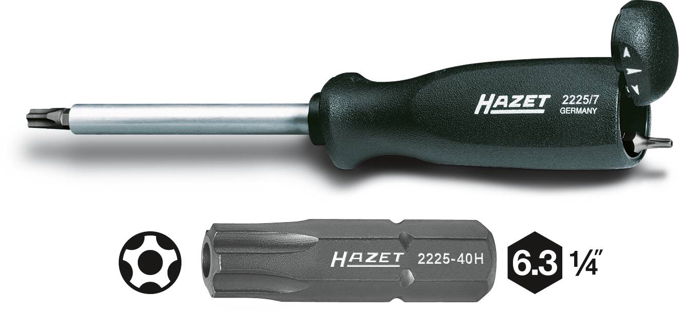 Hazet 2225-15H 5 ágú bit 15 H Különleges acél C 6.3 1 db