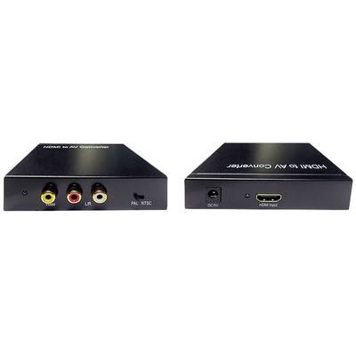 HDMI - AV konverter 1 HDMI bemenet - 3RCA kimenet (PAL/NTSC) Inakustik Exzellenz 9120602
