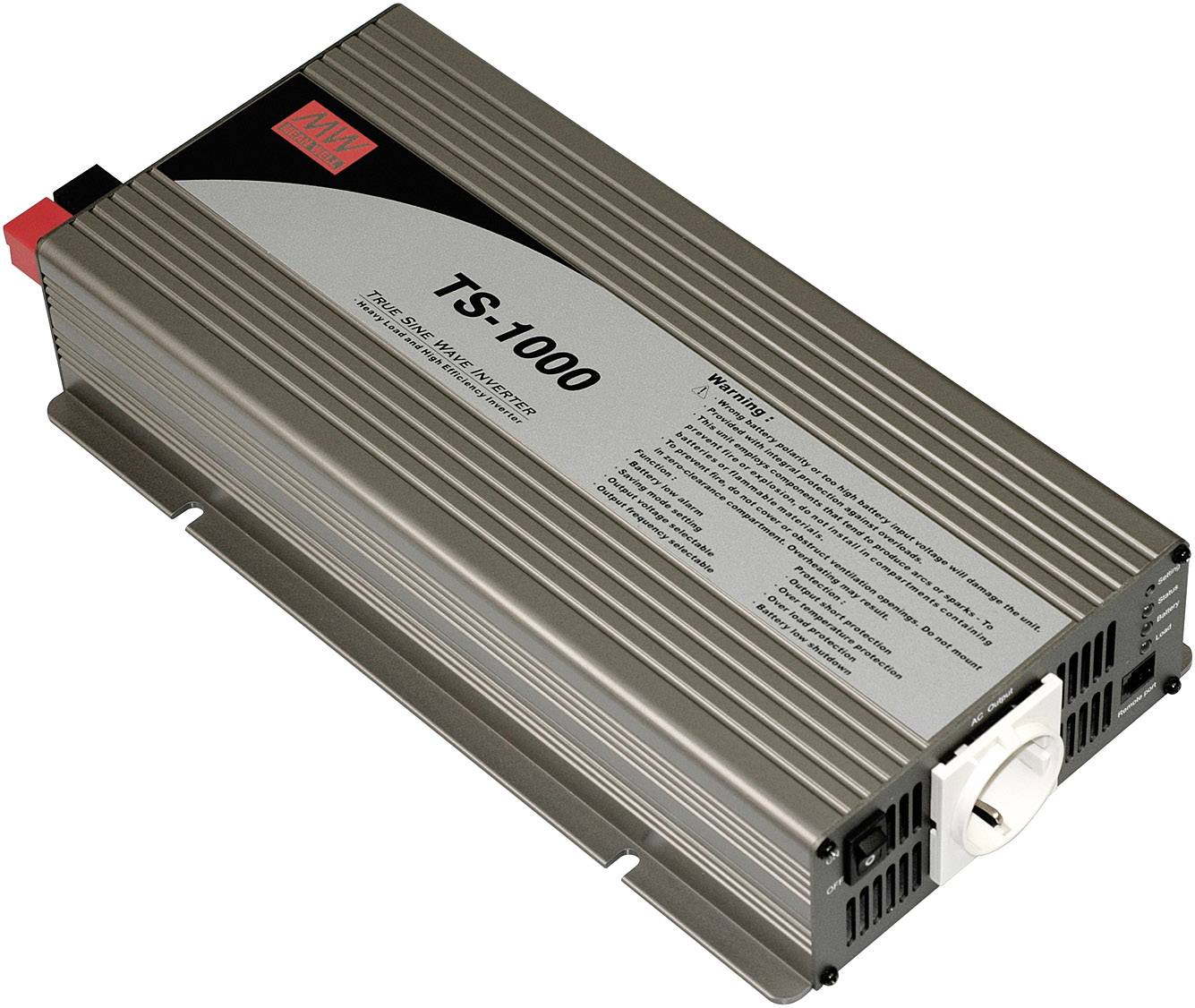 MEAN WELL Inverter A302-300-F3 300 W 24 V/DC - 230 V módosított szinuszhullám