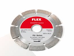 Flex 349046 Gyémánt bevonatú vágótárcsa Ø 125 mm Furat átmérő 22.2 mm Beton, Kő 1 db