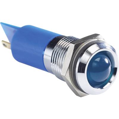 LED-es jelzőlámpa, Kék 12 V/DC APEM Q14P1CXXB12E
