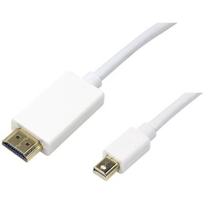 Mini DisplayPort - HDMI átalakító kábel [1x Mini DisplayPort dugó - 1x HDMI dugó] 2 m LogiLink CV0056
