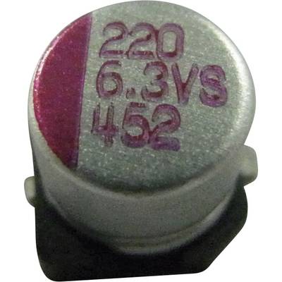 SMD elektrolit kondenzátor 47 µF 10 V/DC 10 % Ø 6,3 x 5,8 mm Teapo PVS476M010S0ANEA1K