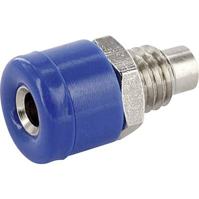 econ connect HOBBL Labor csatlakozóaljzat Alj, beépíthető, függőleges Tű átmérő: 2.6 mm Kék 1 db