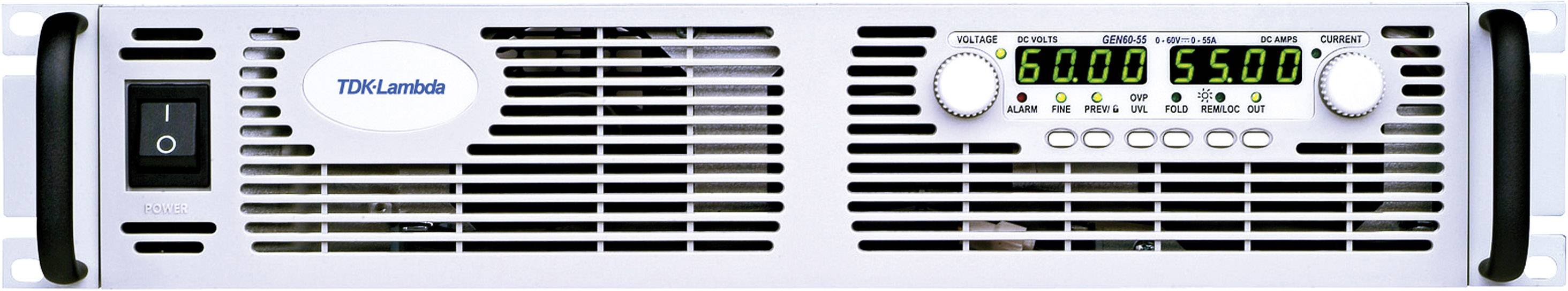 TDK-Lambda GEN20-165-3P208/F 19 labortápegység, szabályozható 0 - 20 V/DC 0 - 165 A 1 x RS-232, RS-485, Ethernet