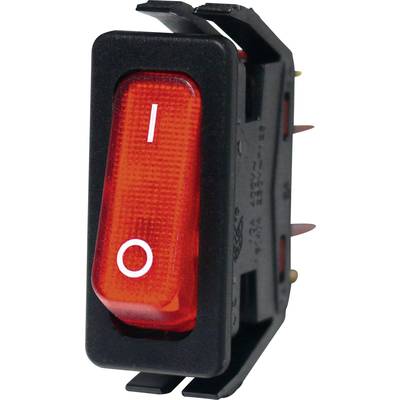 Arcolectric (Bulgin Ltd.) C6003ALNAC Billenőkapcsoló C6003ALNAC 250 V/AC 16 A 1 x BE/KI Reteszelő 1 db