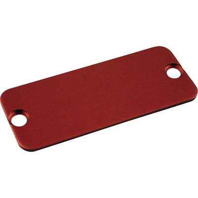 Véglemez (H x Sz) 103 mm x 53 mm Alumínium Piros Hammond Electronics 1455NALRD-10 10 db