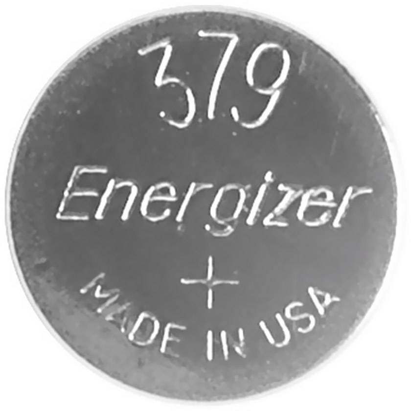 379 gombelem, ezüstoxid, 1,55V, 14 mAh, Energizer SR521SW, SR63, SR521, V379, D379, 618, JA, 280‑59, SB‑AC, SB‑DC