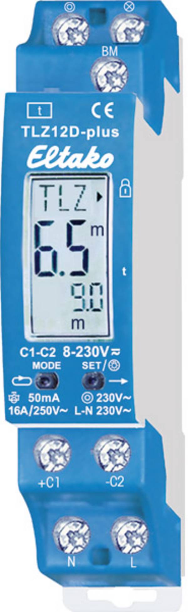 Eltako 23100800 Lépcsőház világítás időkapcsoló Digitális    2300 W  Lekapcsolás figyelmeztető