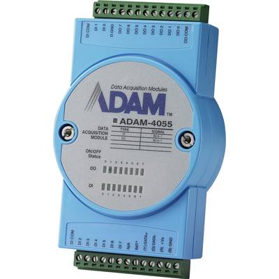 Advantech ADAM-4055 I/O modul DI/O, Modbus   I/O-k száma: 16 12 V/DC, 24 V/DC