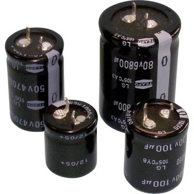 Elektrolit kondenzátor Snap-In 47 µF 400 V 20 % Ø 22 x 20 mm Teapo SLG476M400S1A5Q20K