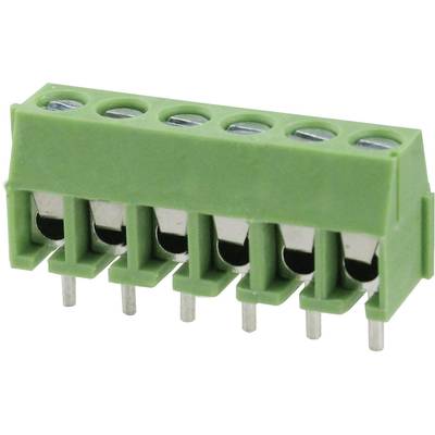 Degson DG350-3.5-02P-14-00AH-200 Csavaros kapocstömb 2 mm² Pólusszám 2 Zöld 200 db