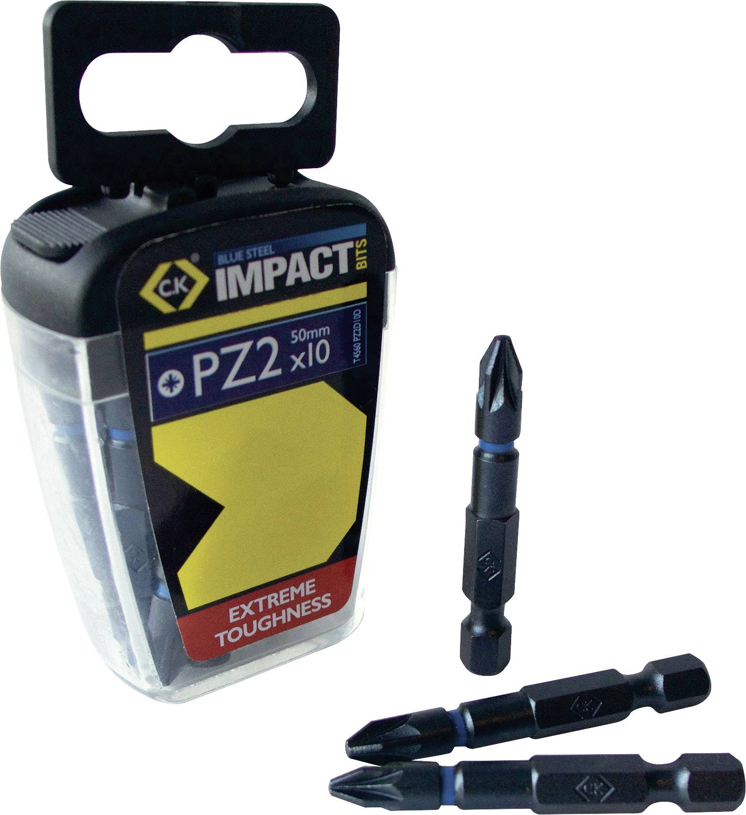 C.K T4560 PZ2LD10 Bit készlet 10 részes Kereszthornyú Pozidriv Torsion Control technológia