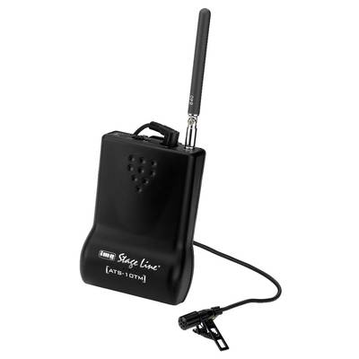 IMG StageLine ATS-10TM Rátűzhető Beszéd mikrofon Átviteli mód:Rádiójel vezérlésű Kapcsoló