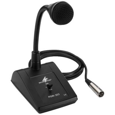 Monacor PDM-302 ELA asztali mikrofon